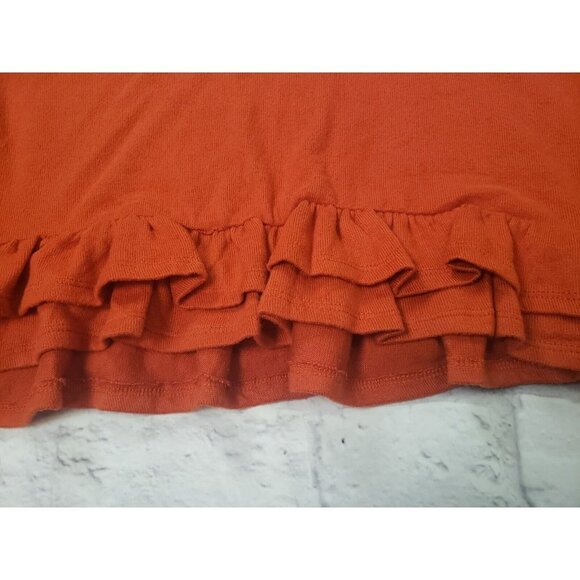 NEW Arizona Jean Co Jrs Size Small Super Soft Orange Long-Sleeve Shirt - Picture 3 of 7